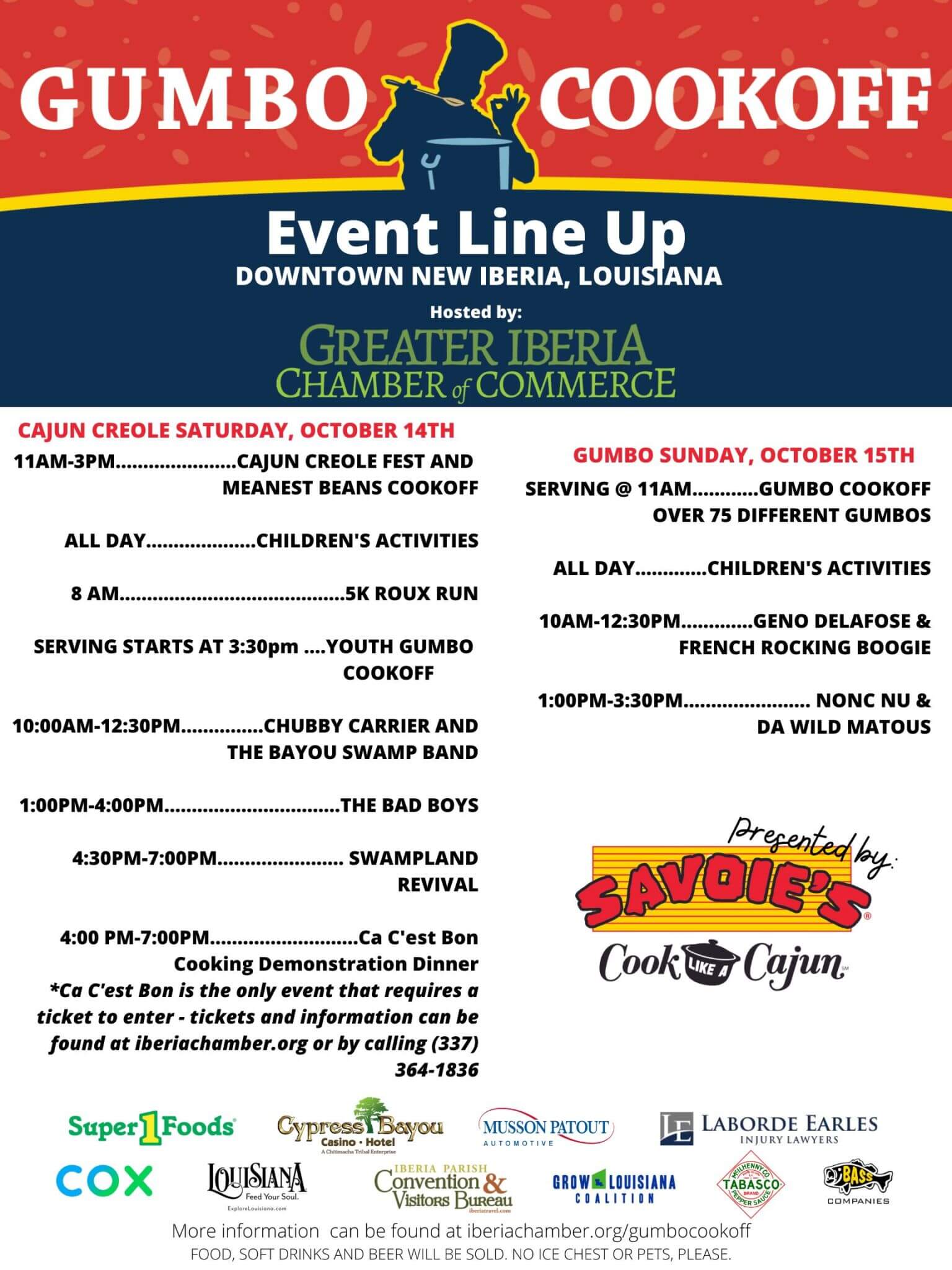 Gumbo Cookoff Greater Iberia Chamber of Commerce