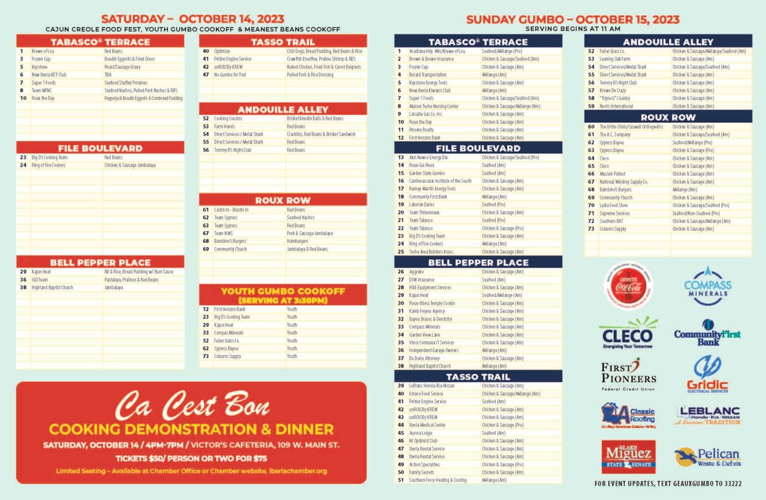 Gumbo Cookoff Greater Iberia Chamber of Commerce